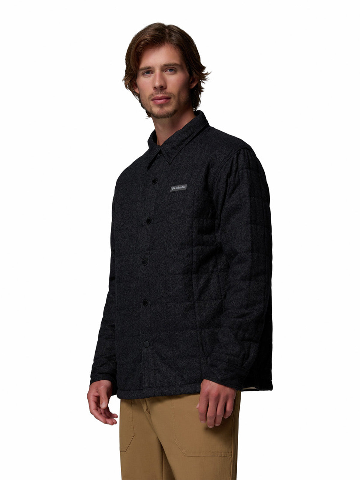 Camisa Manga Larga Hombre Landroamer Negro Columbia