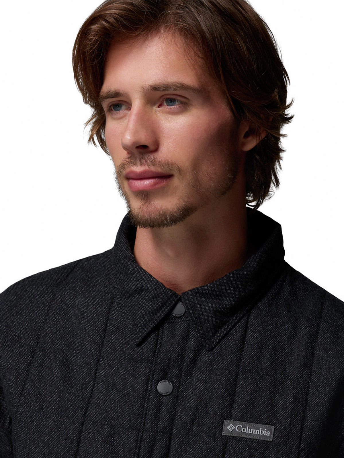 Camisa Manga Larga Hombre Landroamer Negro Columbia