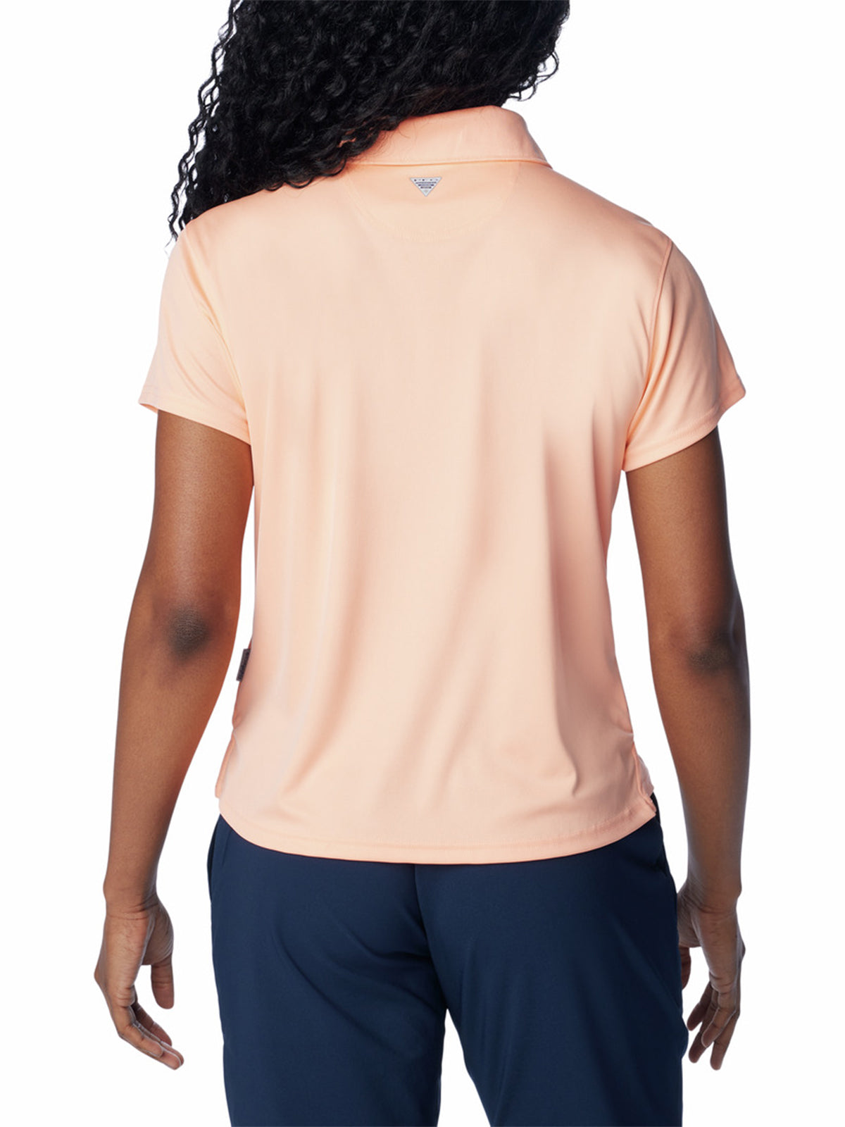 Polera Manga Corta Mujer PFG Tidal tee Rosado Columbia