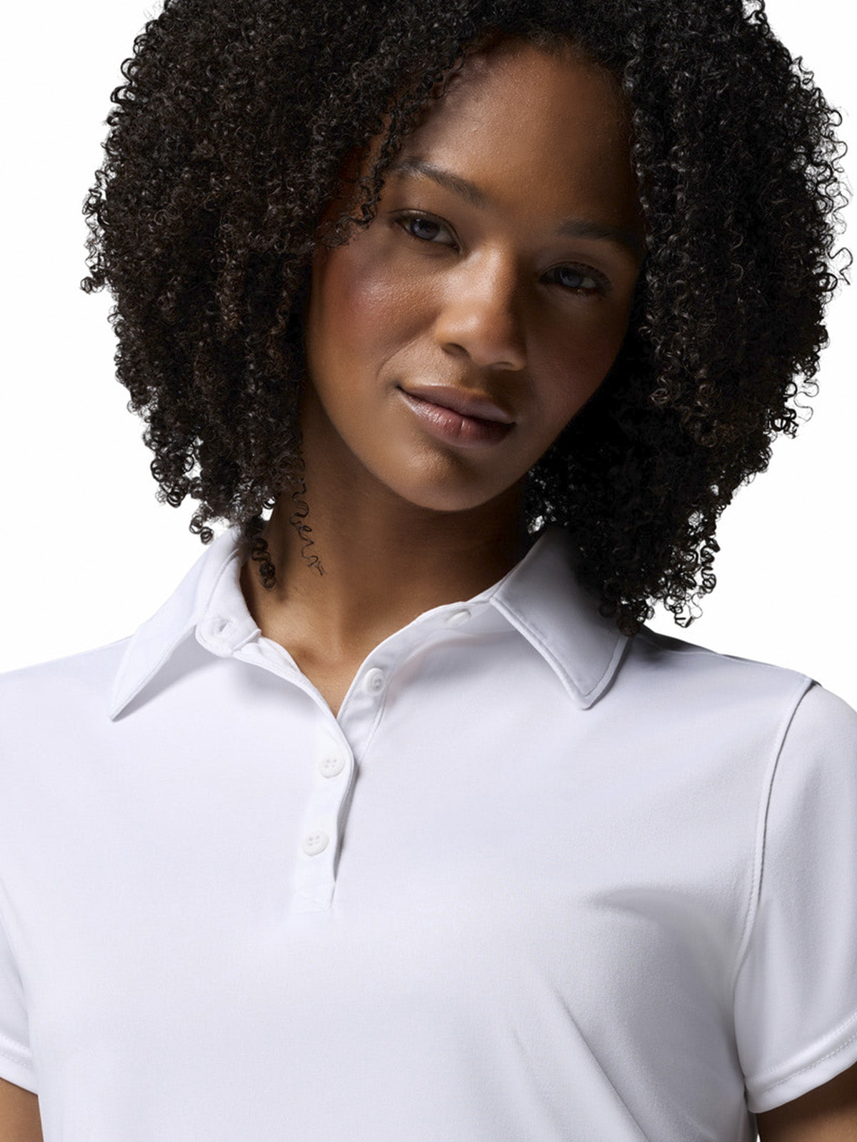 Polera Mujer Tidal Tee Polo Blanco Columbia