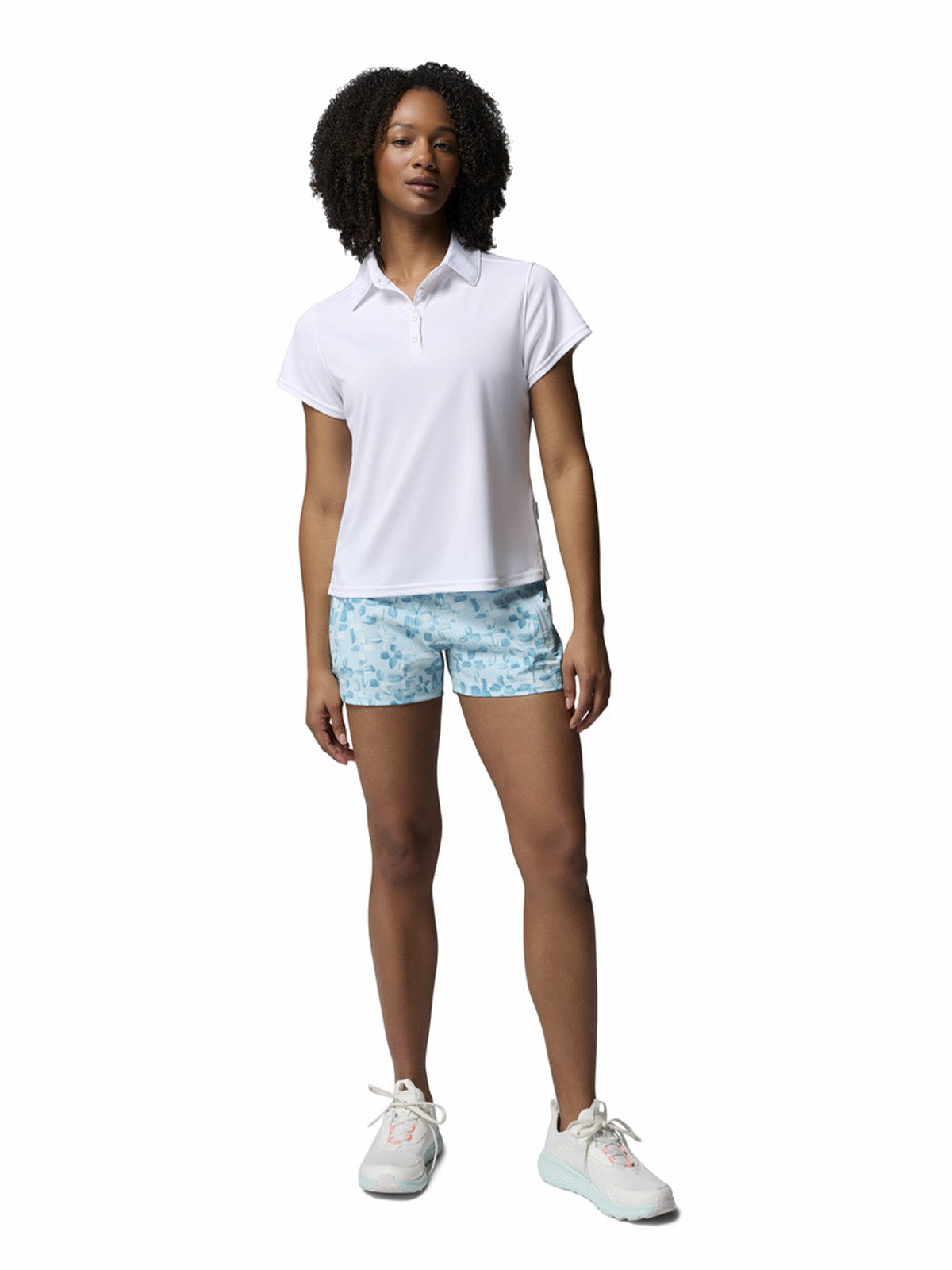Polera Mujer Tidal Tee Polo Blanco Columbia