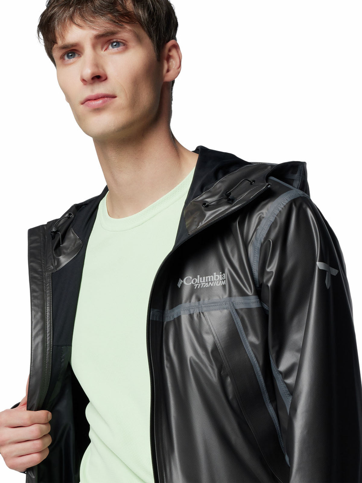 Cortaviento Hombre Outdry Extreme Wyldwood Negro Columbia