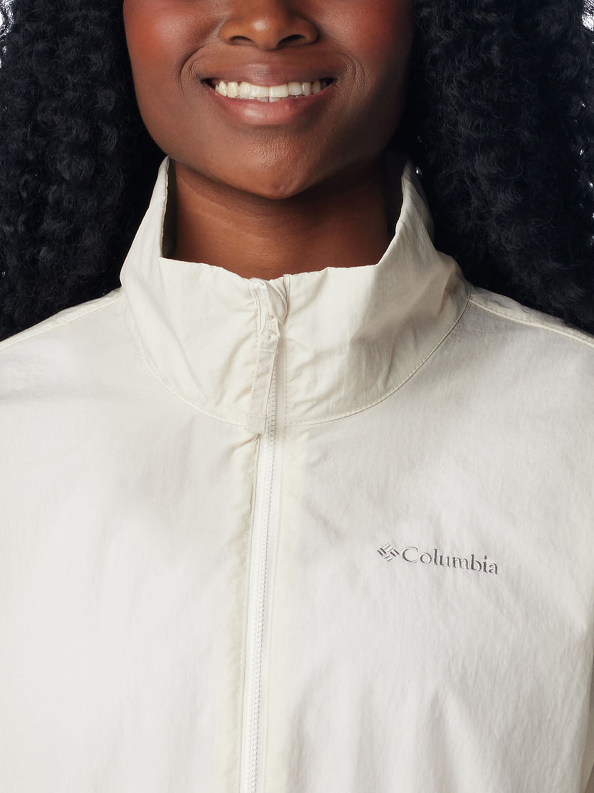 Cortaviento Mujer Paracutie Anorak Blanco Columbia