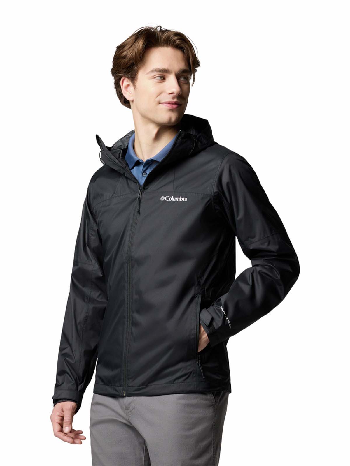 Cortaviento Impermeable Hombre Inner Limits III Negro Columbia
