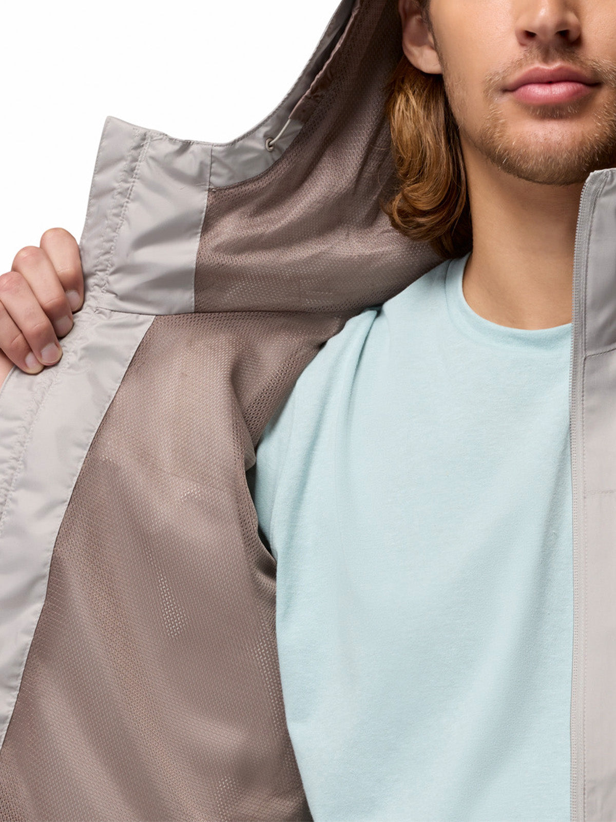 Cortaviento Hombre Inner Limits III Gris Columbia