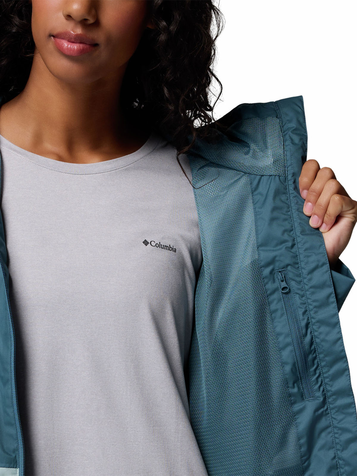 Cortaviento Mujer Inner Limits III Azul Columbia