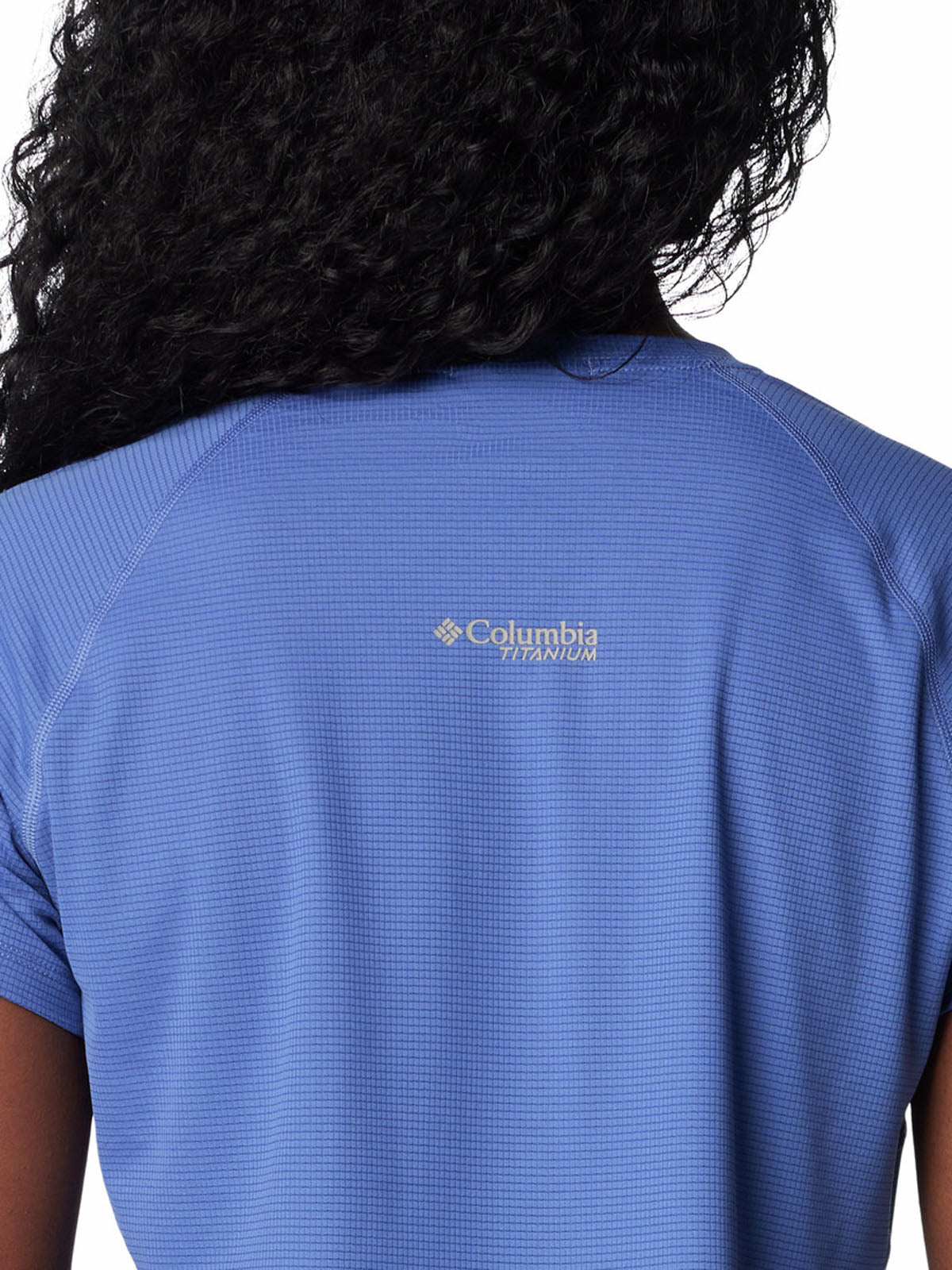 Polera Manga Corta Mujer Cirque River Crew Azul Columbia