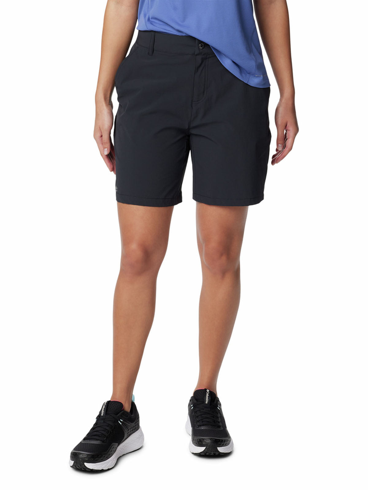 Short Mujer Summit Valley Short Negro Columbia