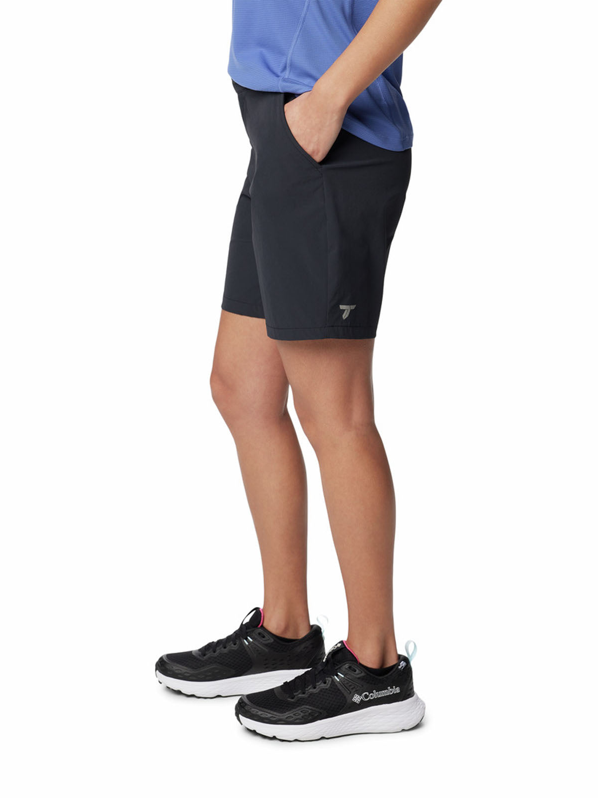 Short Mujer Summit Valley Short Negro Columbia