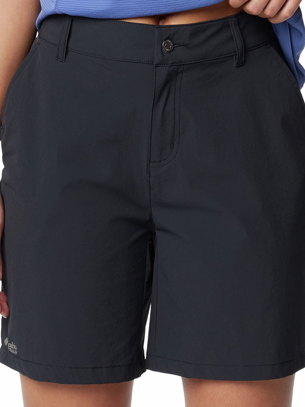 Short Mujer Summit Valley Short Negro Columbia