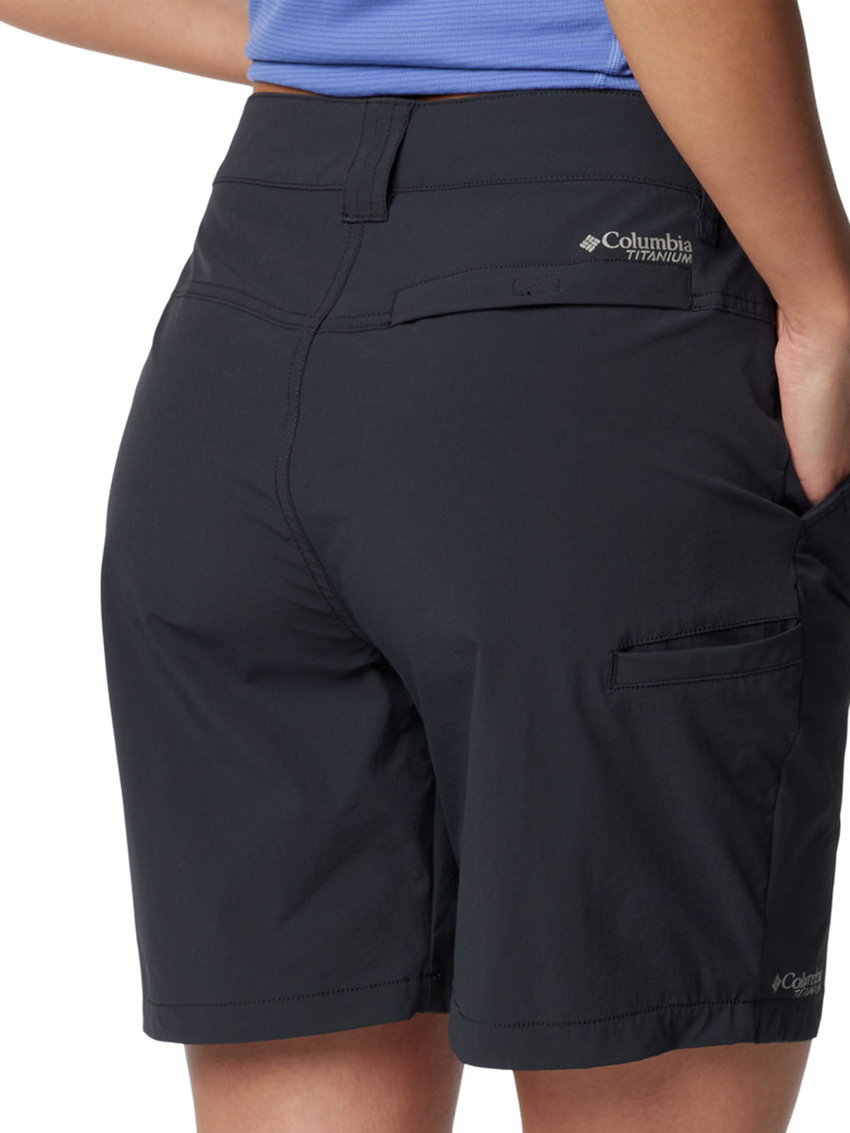 Short Mujer Summit Valley Short Negro Columbia