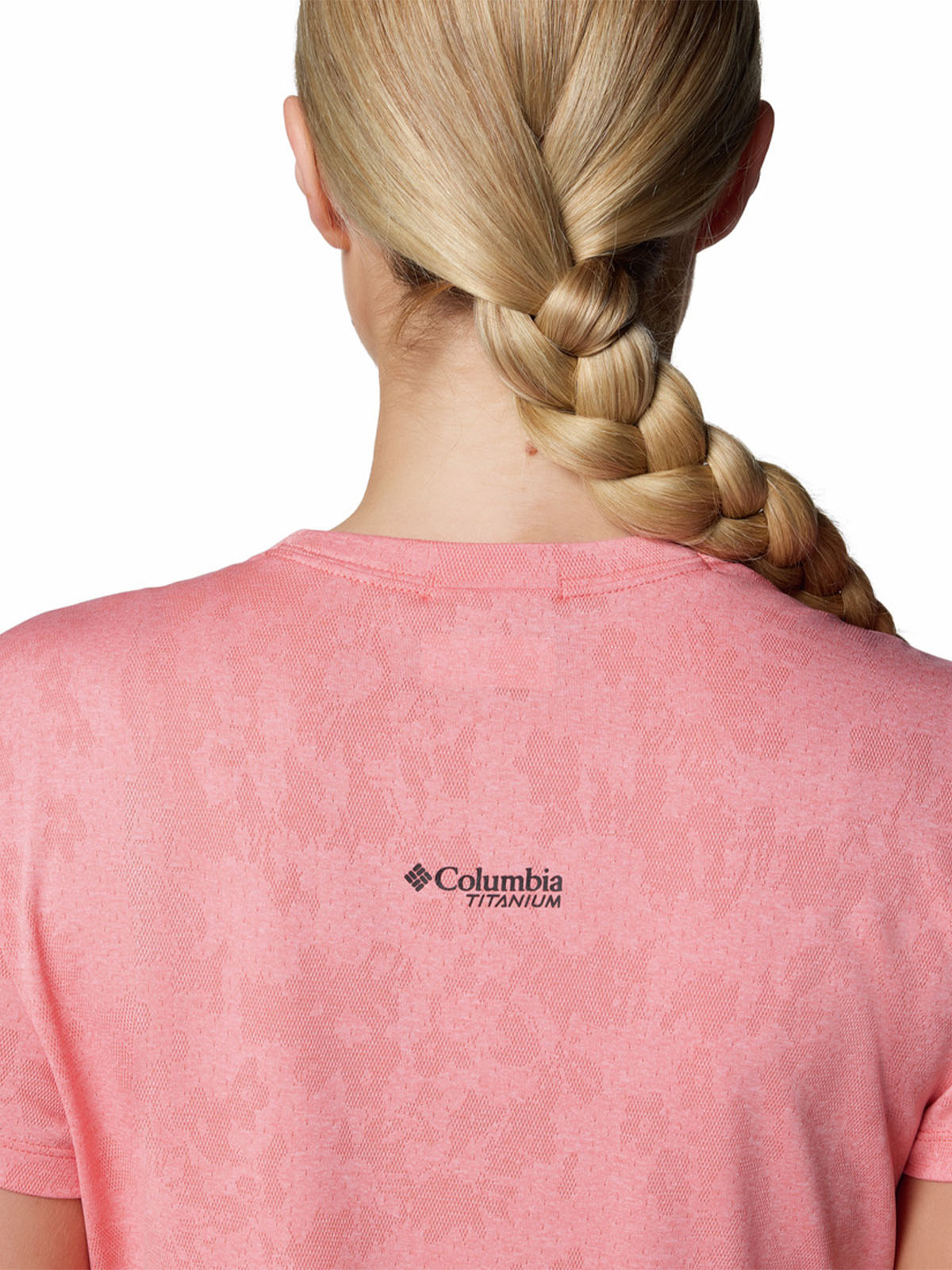 Polera Manga Corta Mujer Bluebird Canyon Rosado Columbia