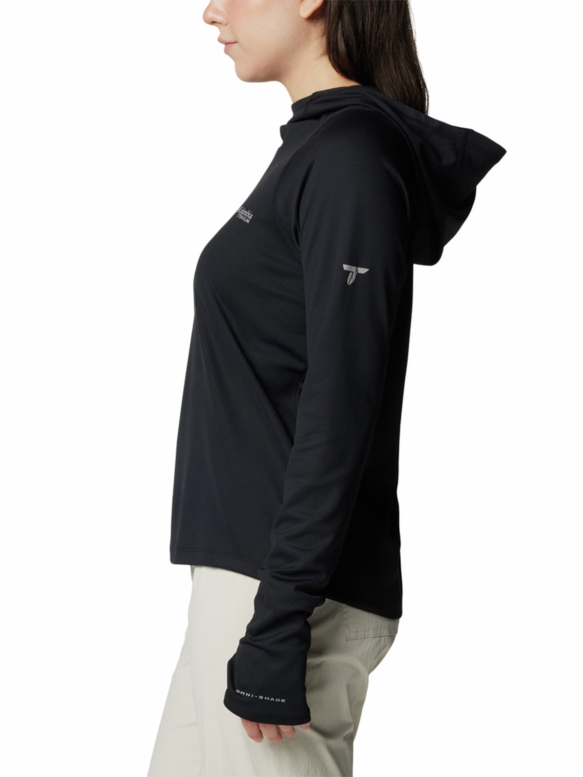 Polera Manga Larga Mujer Summit Valley Hoodie Negro Columbia