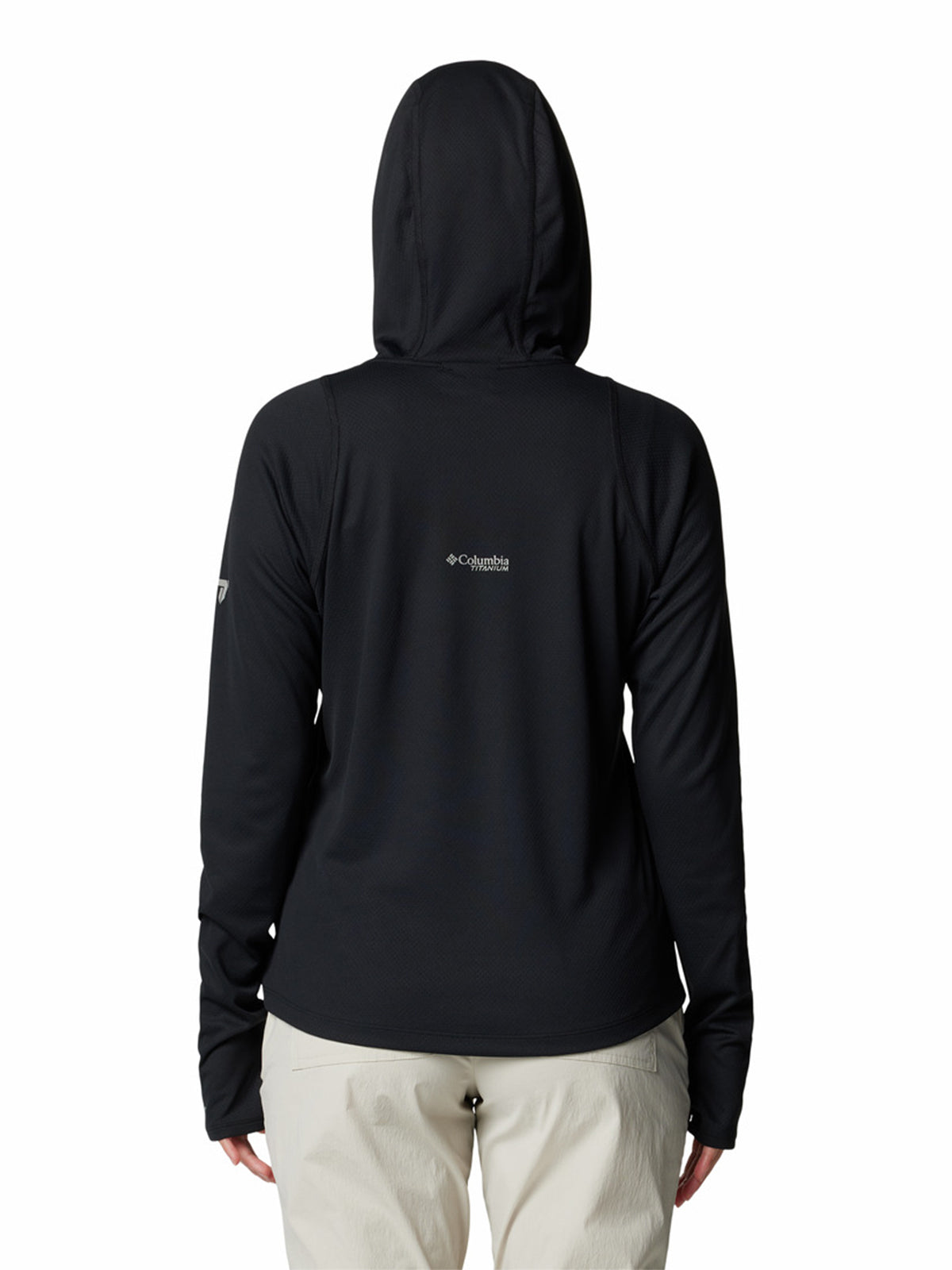 Polera Manga Larga Mujer Summit Valley Hoodie Negro Columbia