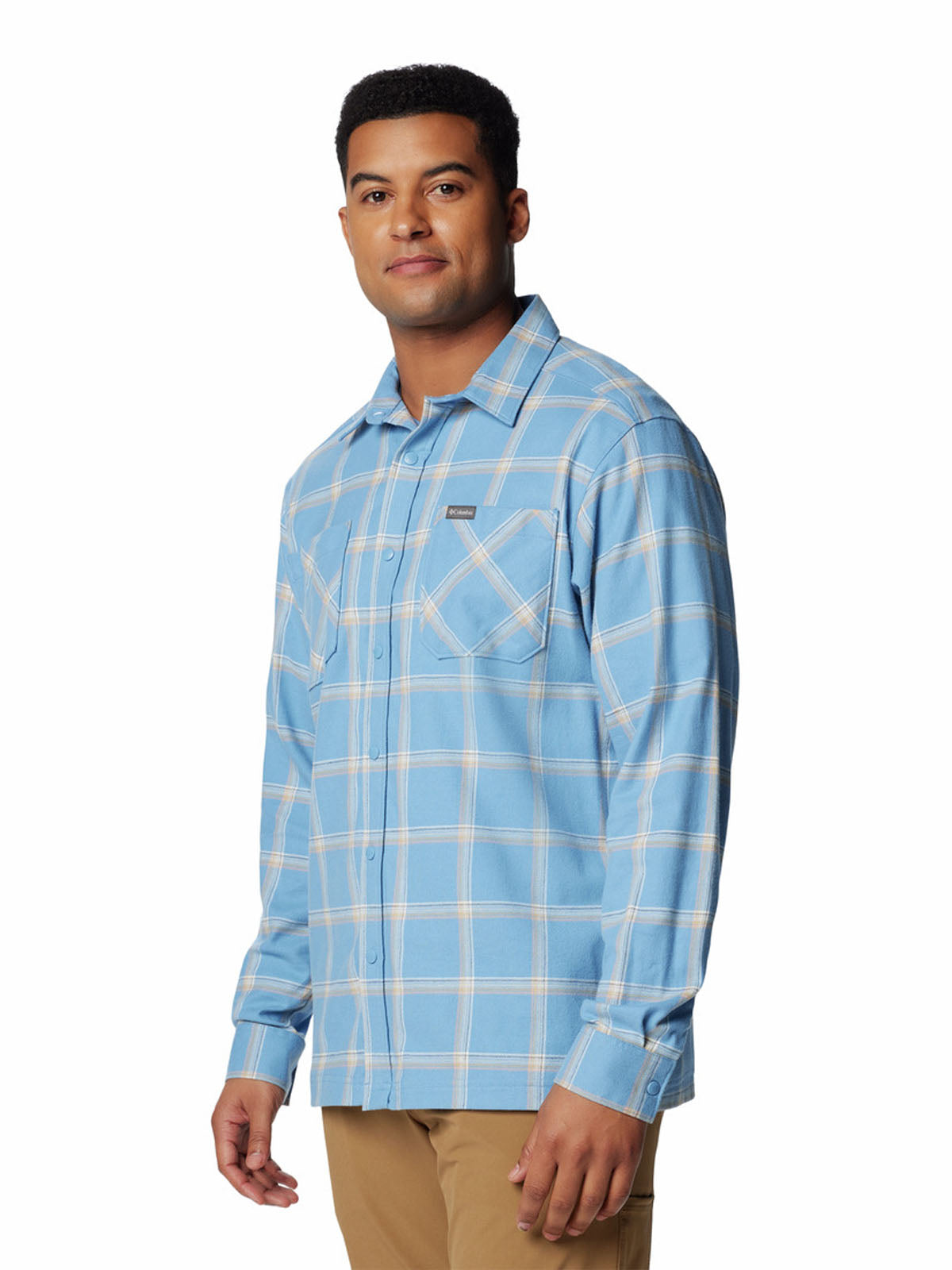 Camisa Manga Larga Hombre Landroamer Woven Azul Columbia