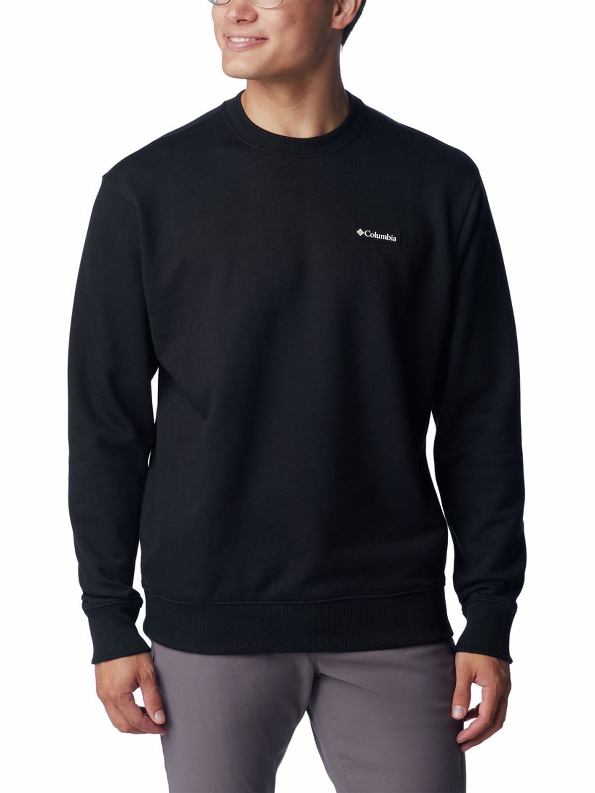 Polerón Hombre Marble Canyon Crew Negro Columbia