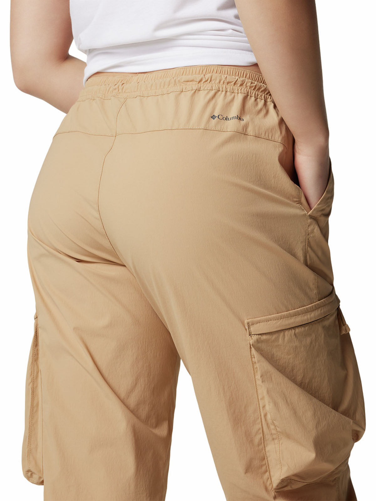 Pantalón Mujer Boundless Cargo Beige Columbia