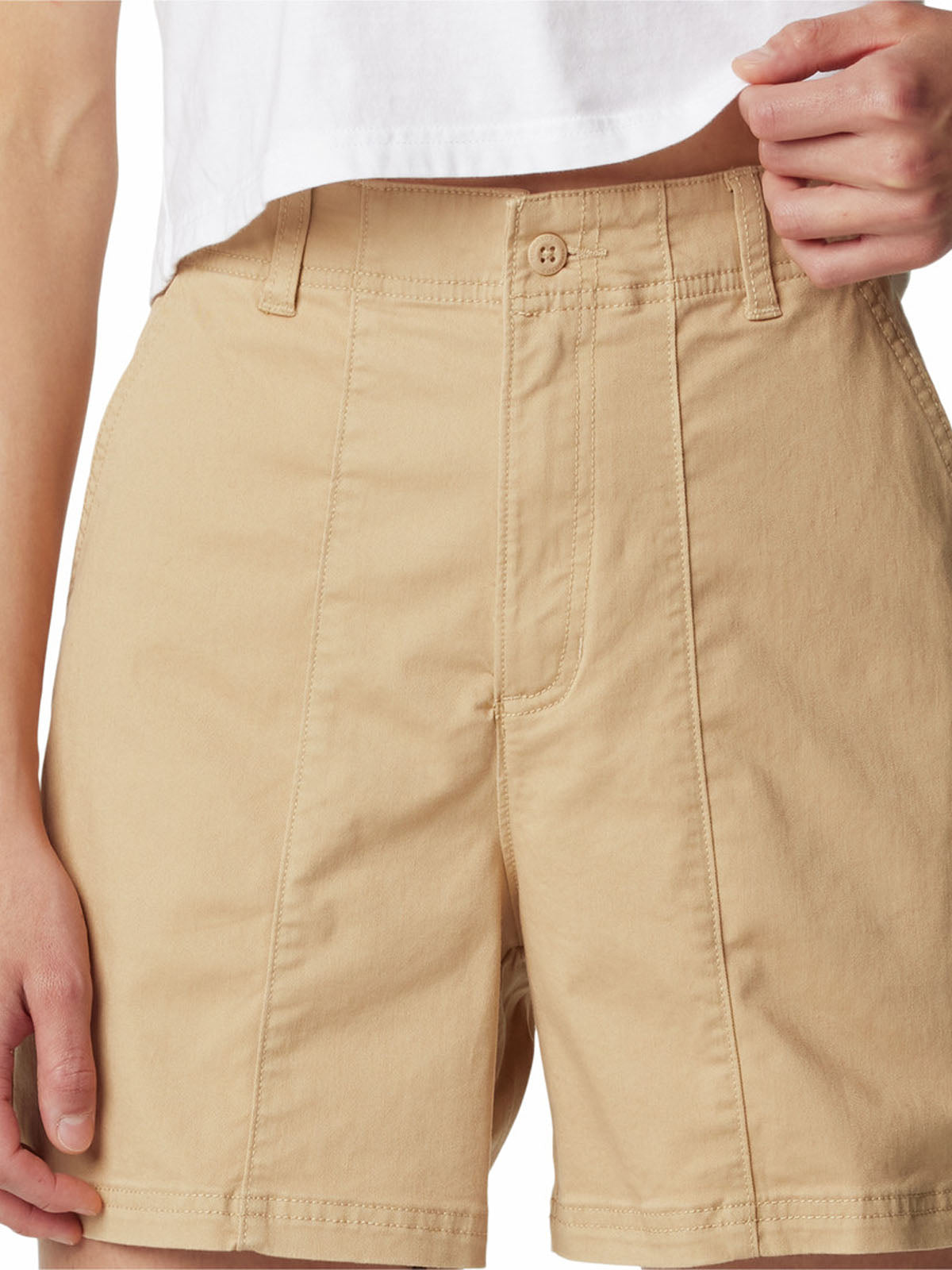 Short Mujer Calico Basin Cotton Beige Columbia