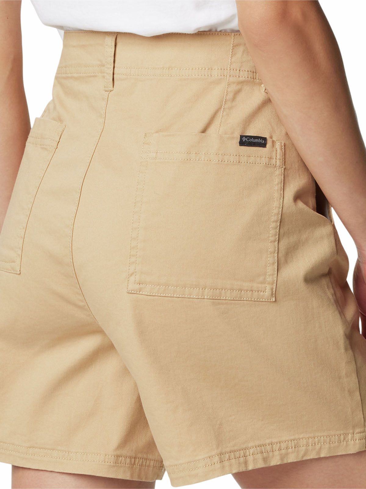 Short Mujer Calico Basin Cotton Beige Columbia