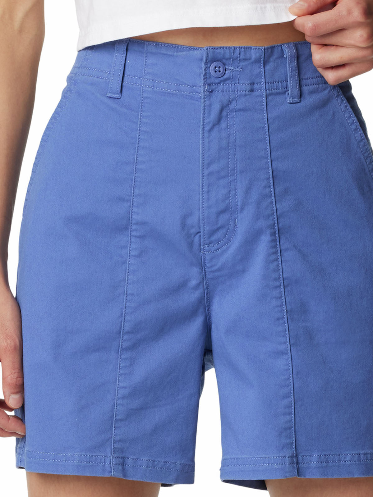 Short Mujer Calico Basin Cotton Azul Columbia