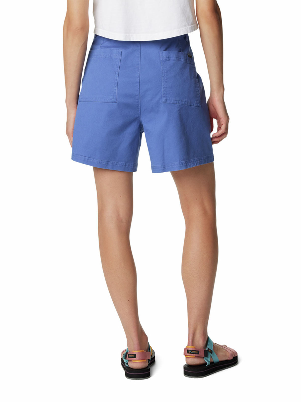 Short Mujer Calico Basin Cotton Azul Columbia