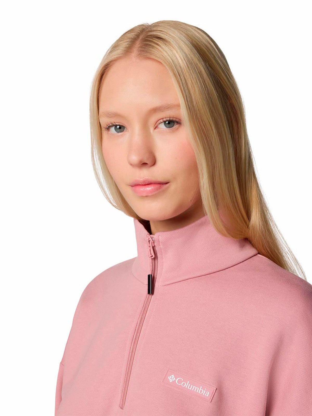 Polerón Mujer Marble Canyon Quart Rosado Columbia