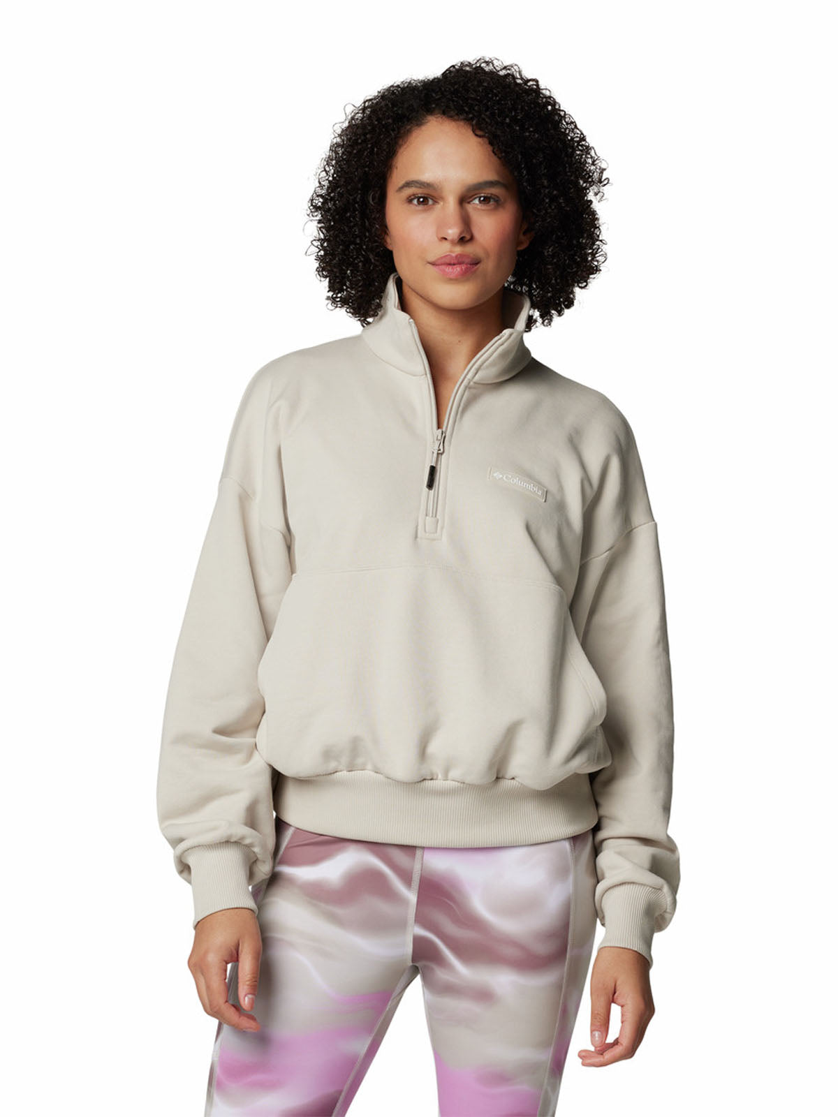 Polerón Mujer Marble Canyon Quart Beige Columbia