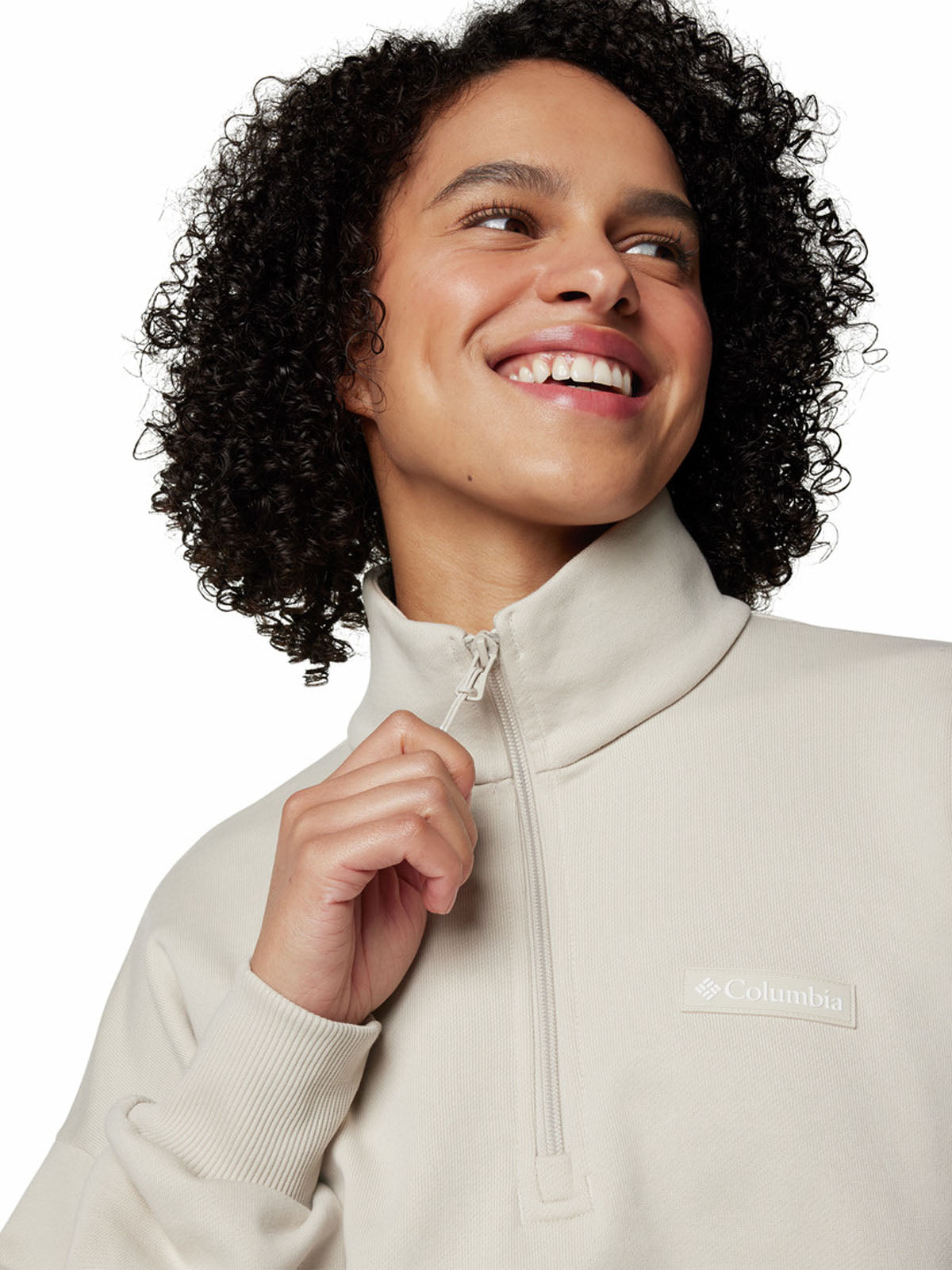 Polerón Mujer Marble Canyon Quart Beige Columbia