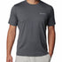 Polera Manga Corta Hombre Tech Trail Crew Neck Gris Columbia