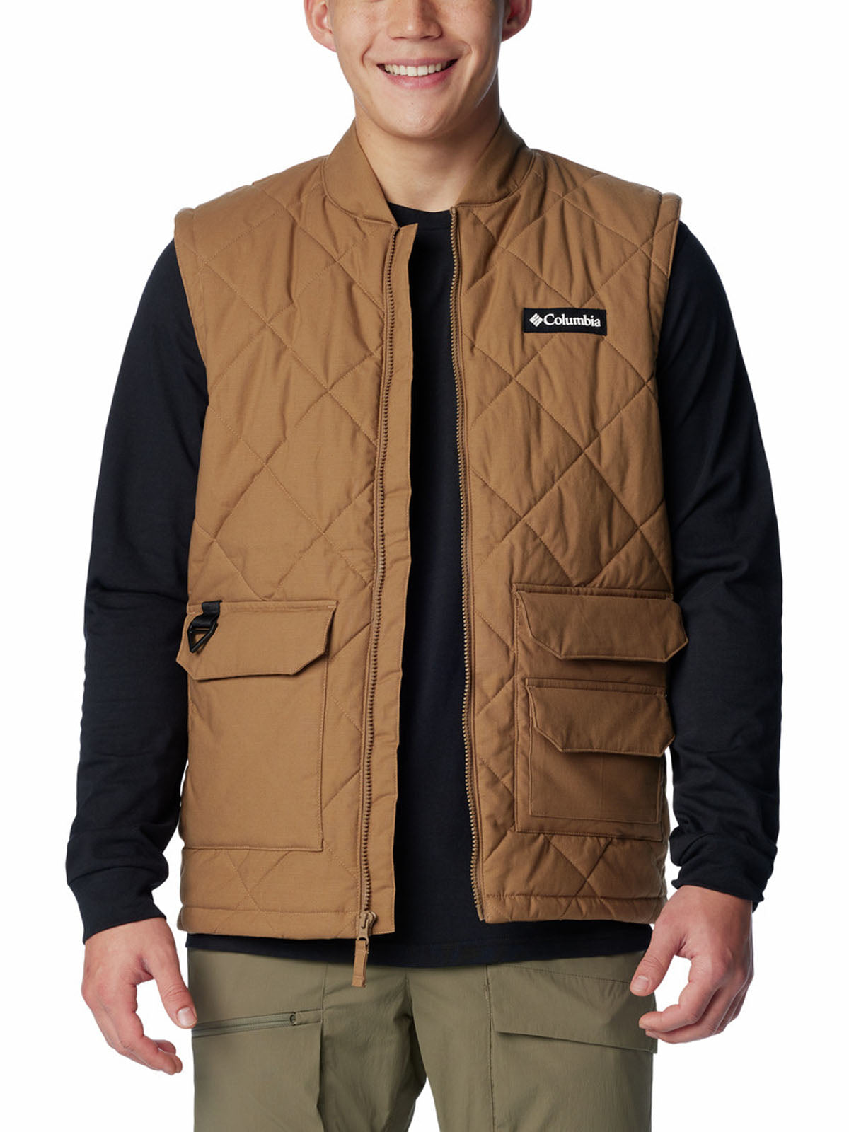 Parka Sin Mangas Hombre Rad Padded Vest Café Columbia