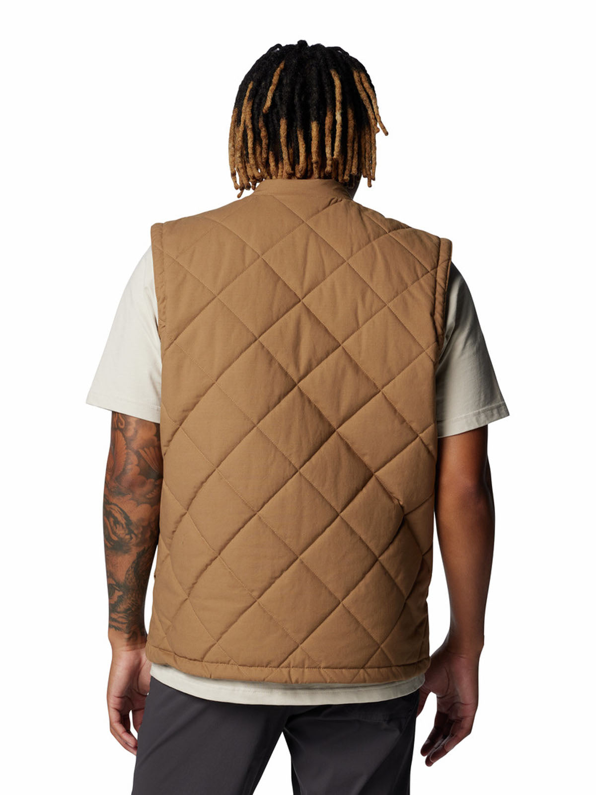 Parka Sin Mangas Hombre Rad Padded Vest Café Columbia