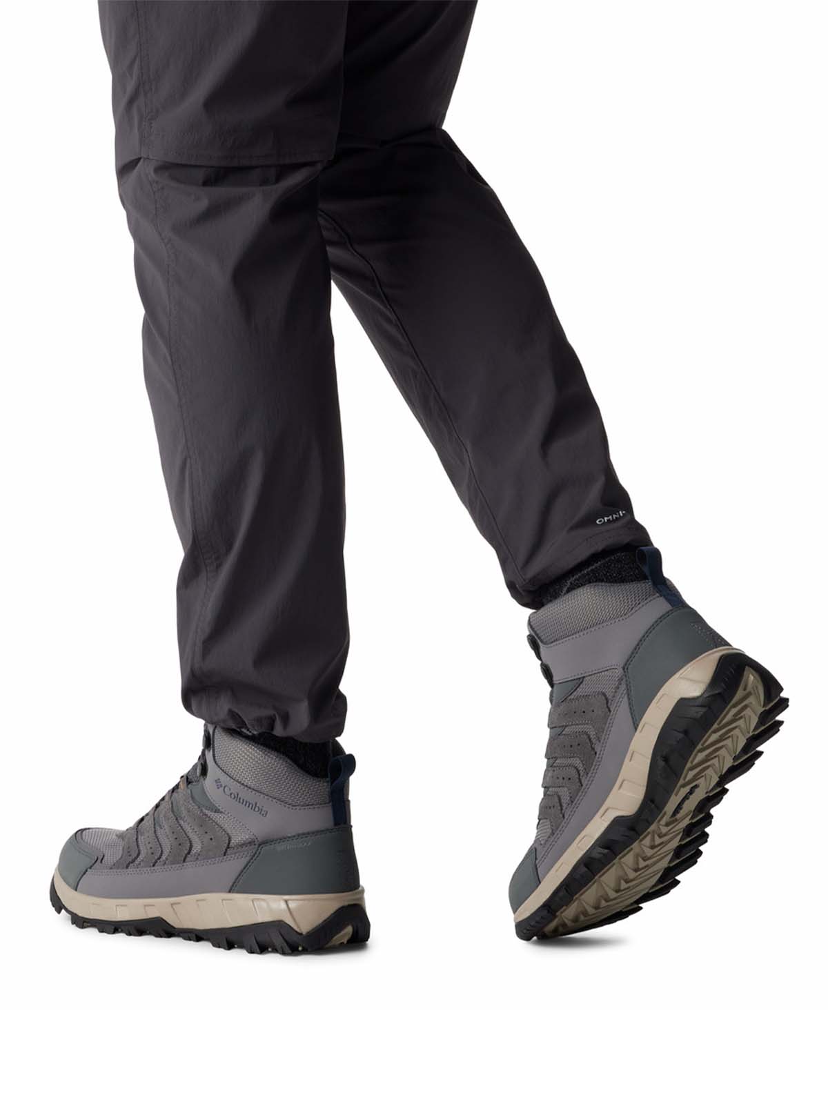 Botín Hombre Strata Trail Mid Waterproof Gris Columbia
