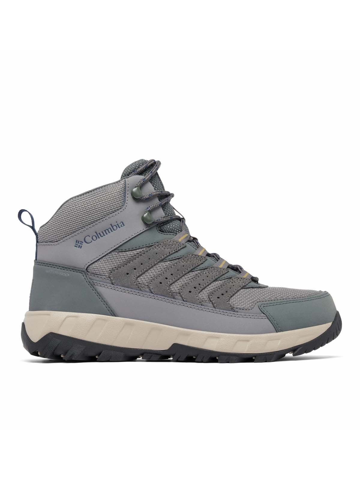 Botín Hombre Strata Trail Mid Waterproof Gris Columbia