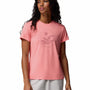 Polera Manga Corta Mujer Sloan Ridge Graphic Rojo Columbia