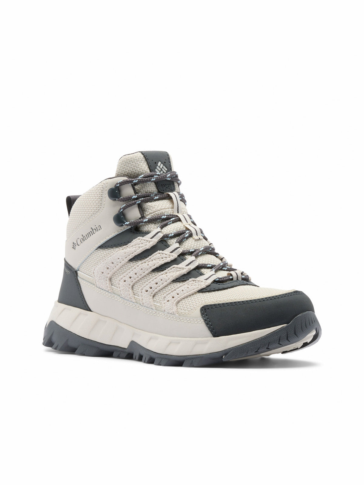 Botín Mujer Strata Trail Mid Waterproof Gris Cloud Grey Columbia