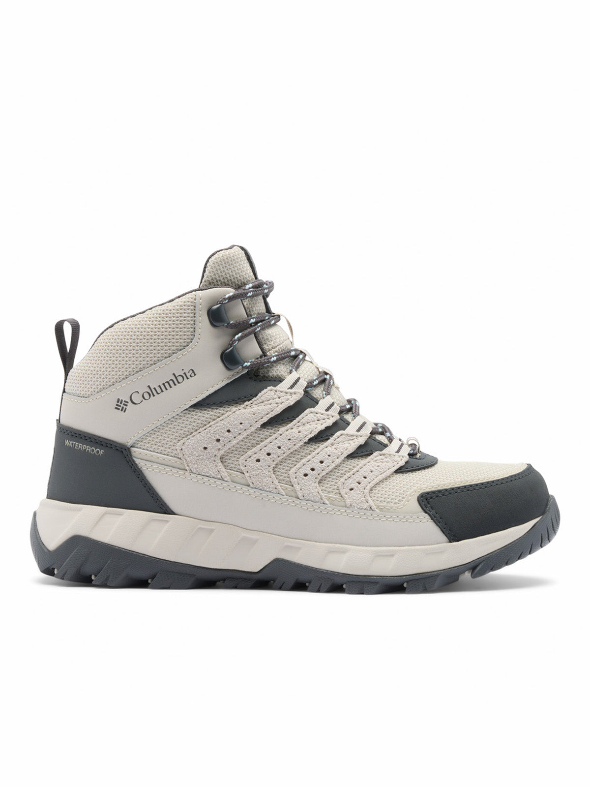 Botín Mujer Strata Trail Mid Waterproof Gris Cloud Grey Columbia