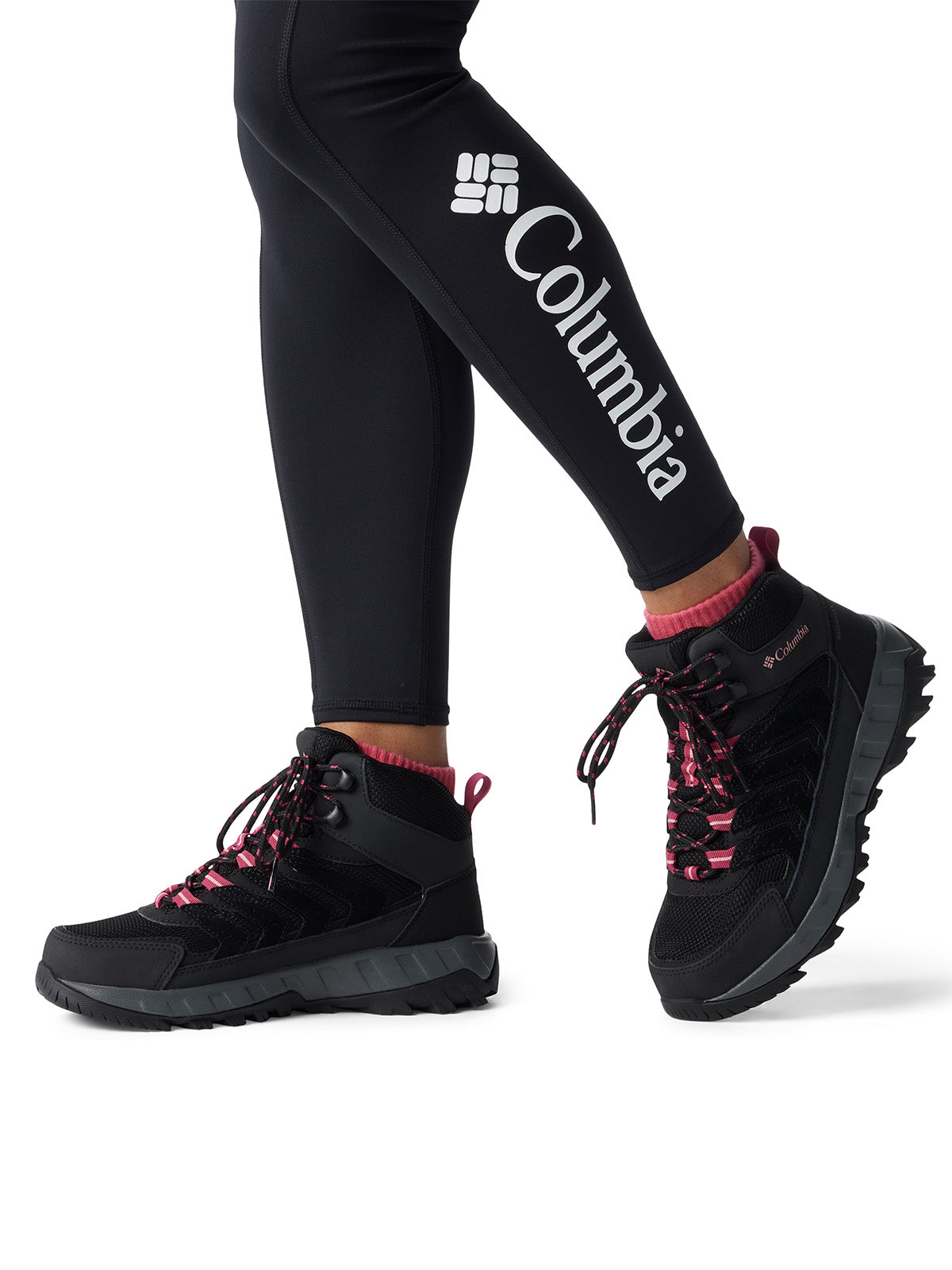 Botín Mujer Strata Trail Mid Waterproof Negro Columbia