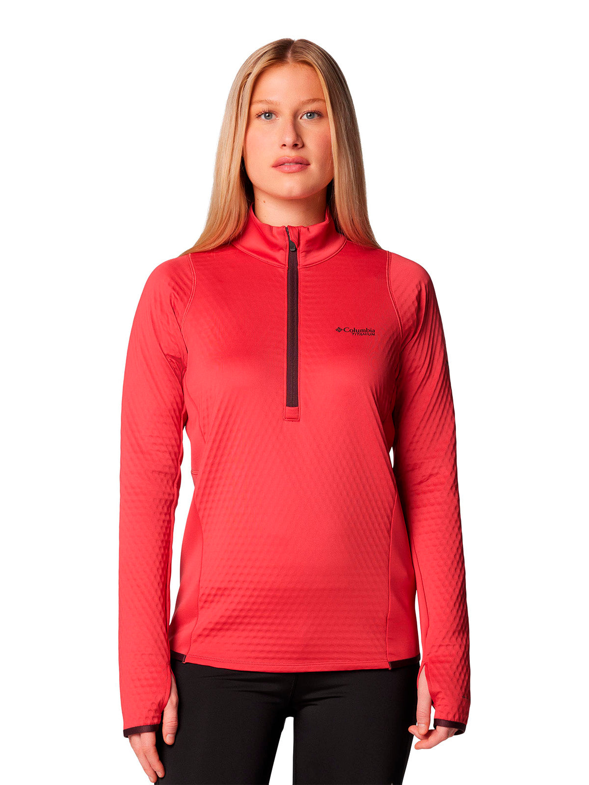Polar Mujer Crystal Leaf Omni Heat Rojo Columbia