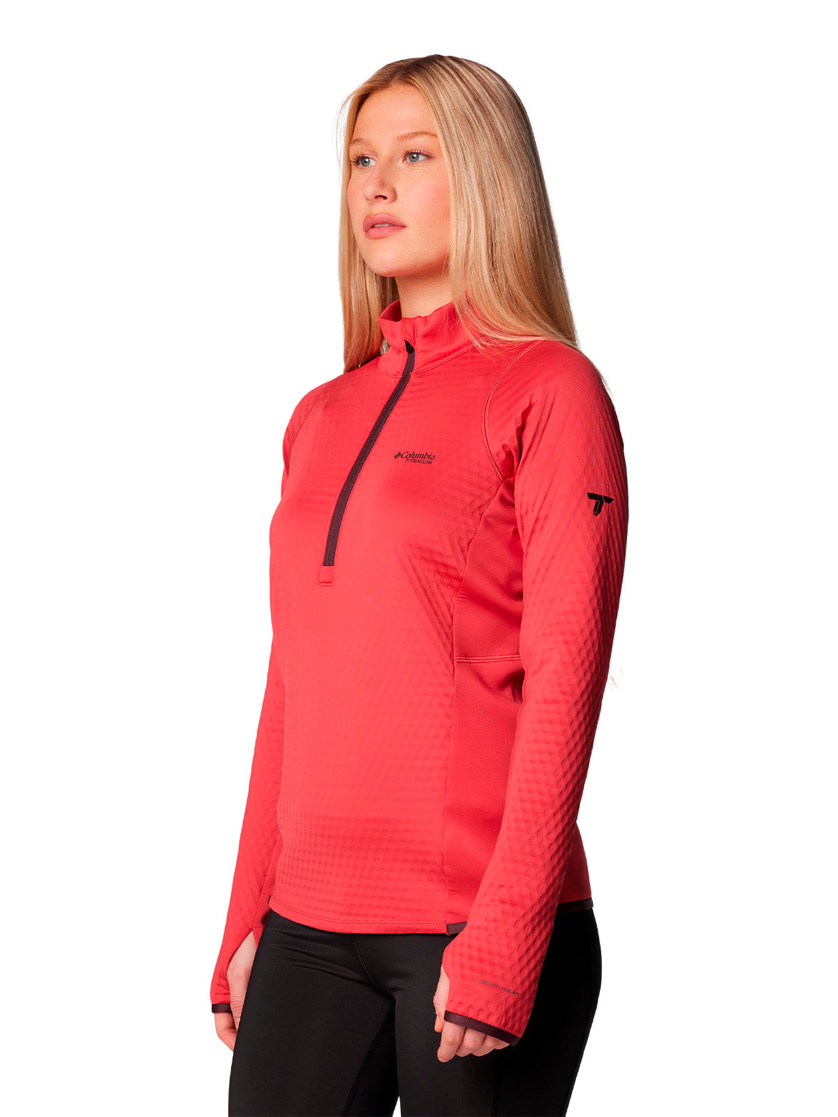 Polar Mujer Crystal Leaf Omni Heat Rojo Columbia