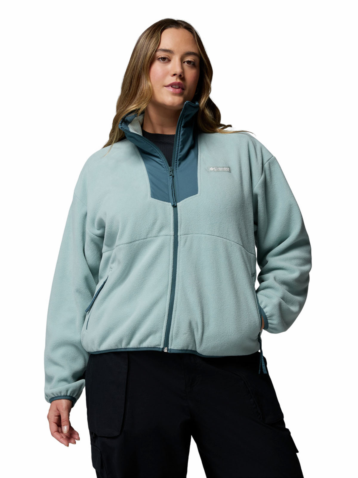 Polar Mujer Sequoia Grove Full Zip Celeste Columbia