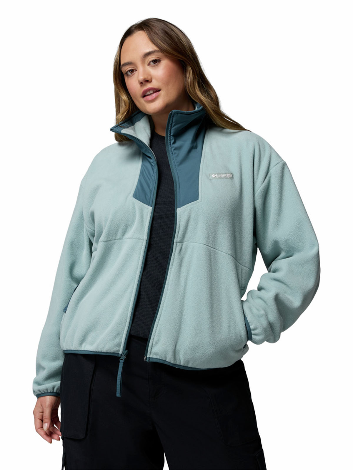 Polar Mujer Sequoia Grove Full Zip Celeste Columbia