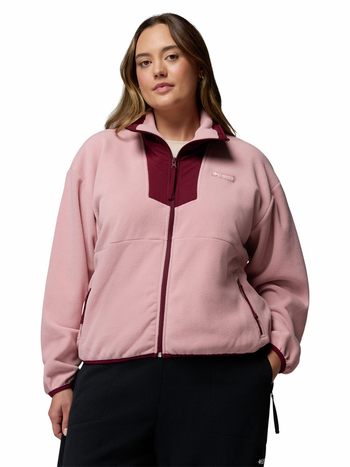 Polar Mujer Sequoia Grove Full Zip Rosado Columbia