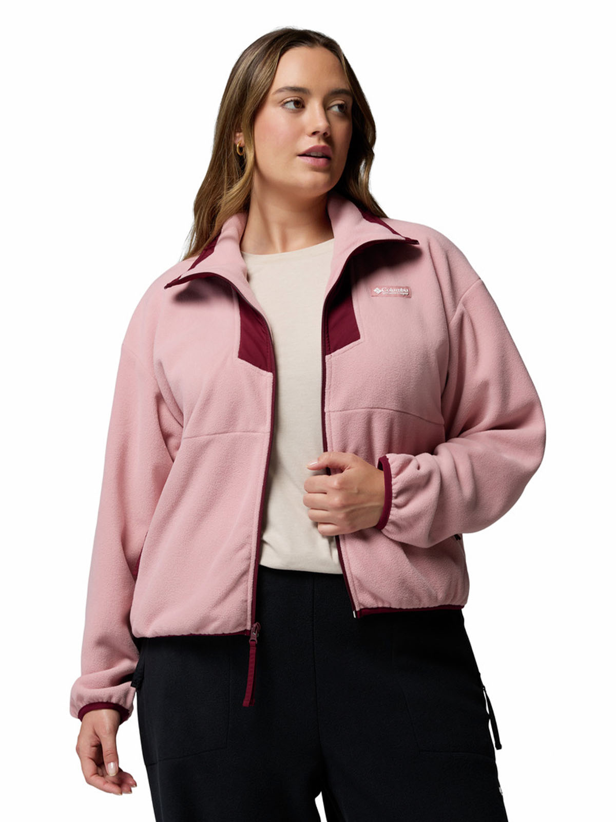 Polar Mujer Sequoia Grove Full Zip Rosado Columbia