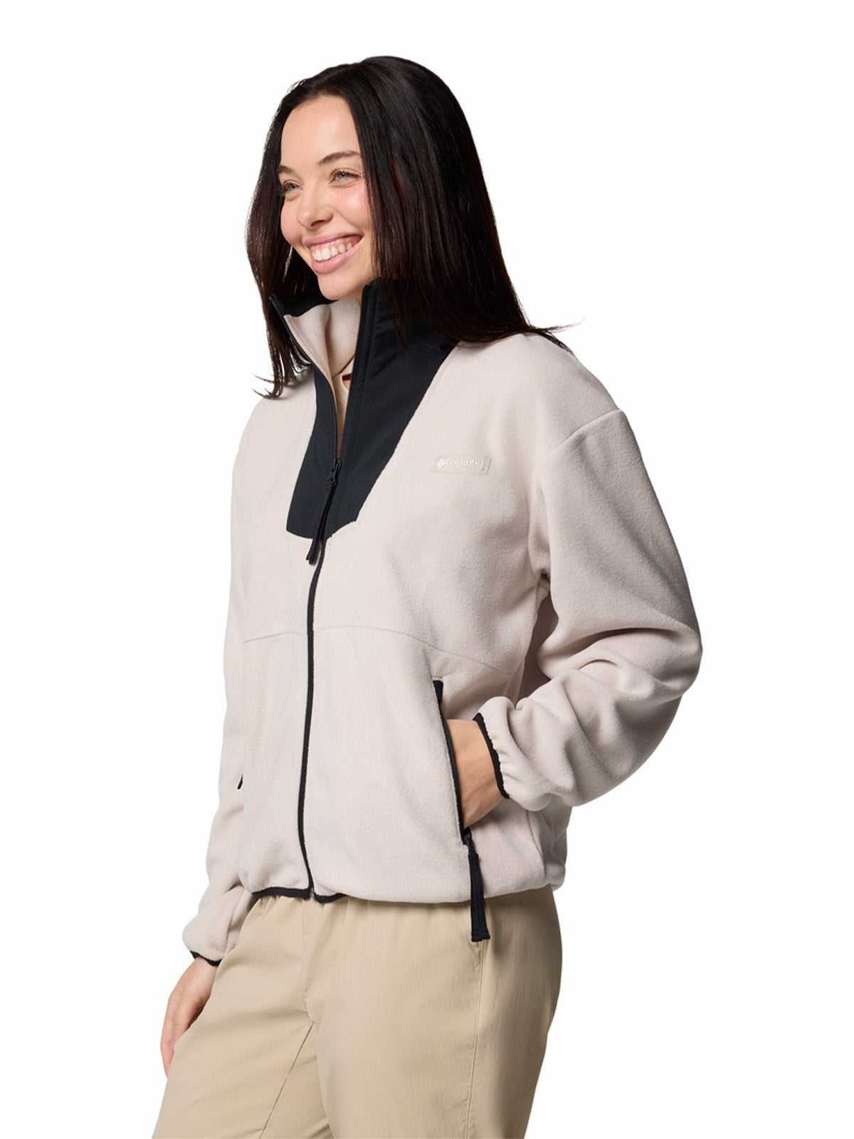 Polar Mujer Sequoia Grove Full Zip Gris Columbia