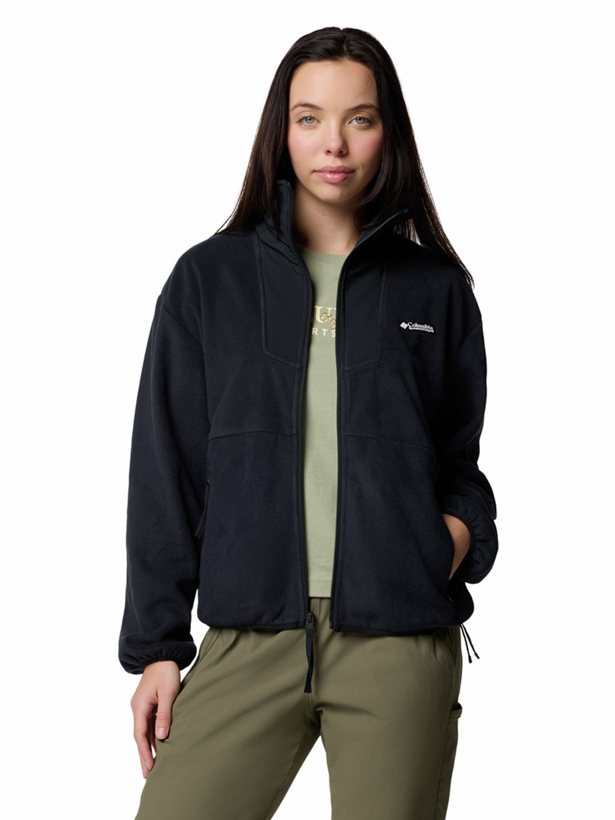 Polar Mujer Sequoia Grove Full Zip Negro Columbia
