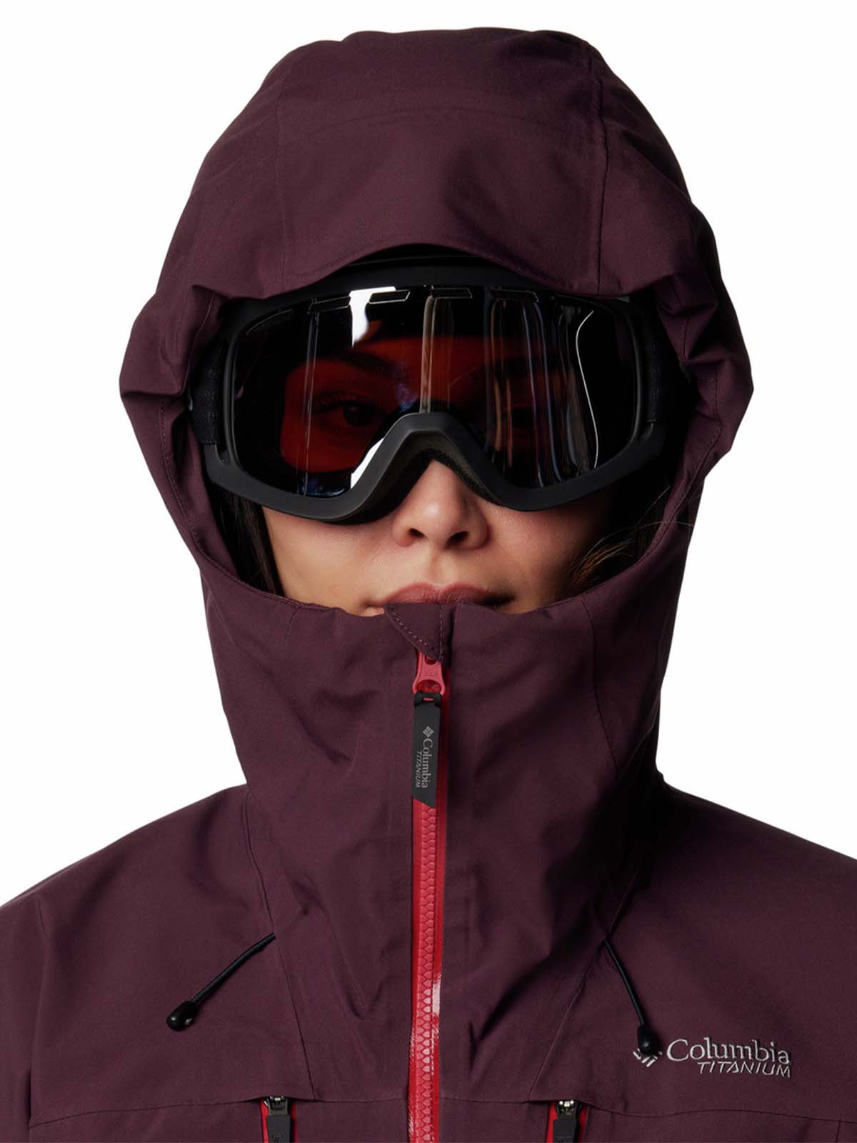 Cortaviento Mujer Platinum Peak II 3L Ski Morado Columbia