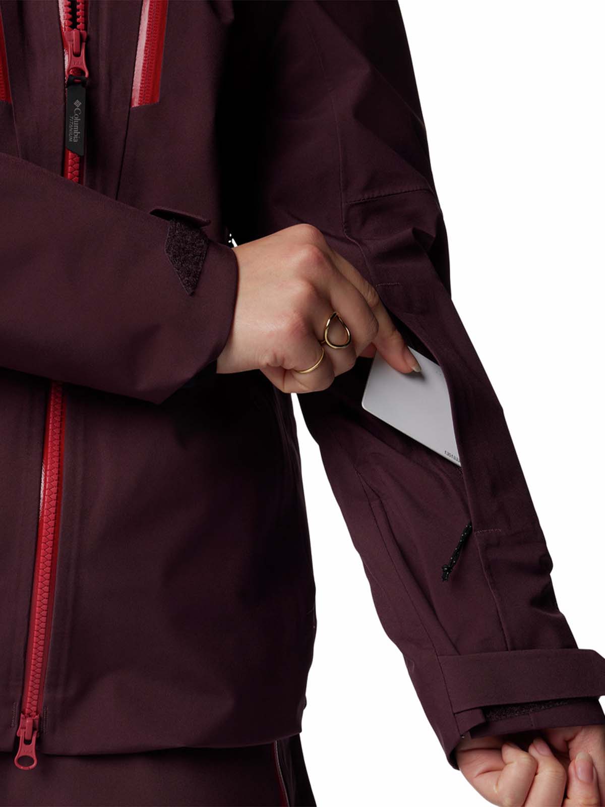 Cortaviento Mujer Platinum Peak II 3L Ski Morado Columbia