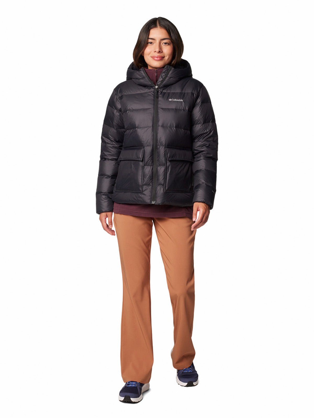 Parka Mujer Harmony Falls Hooded Negro Columbia