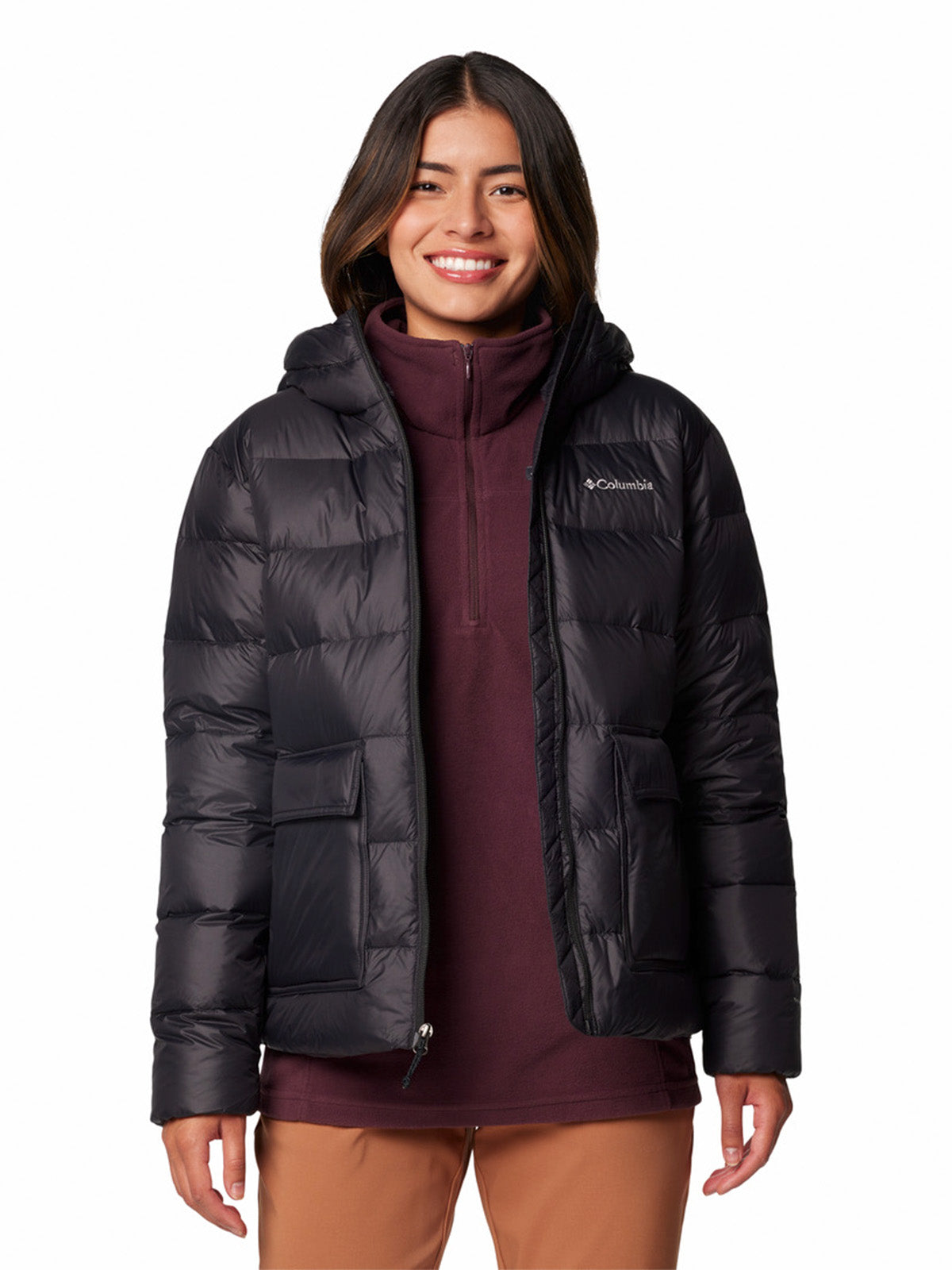 Parka Mujer Harmony Falls Hooded Negro Columbia