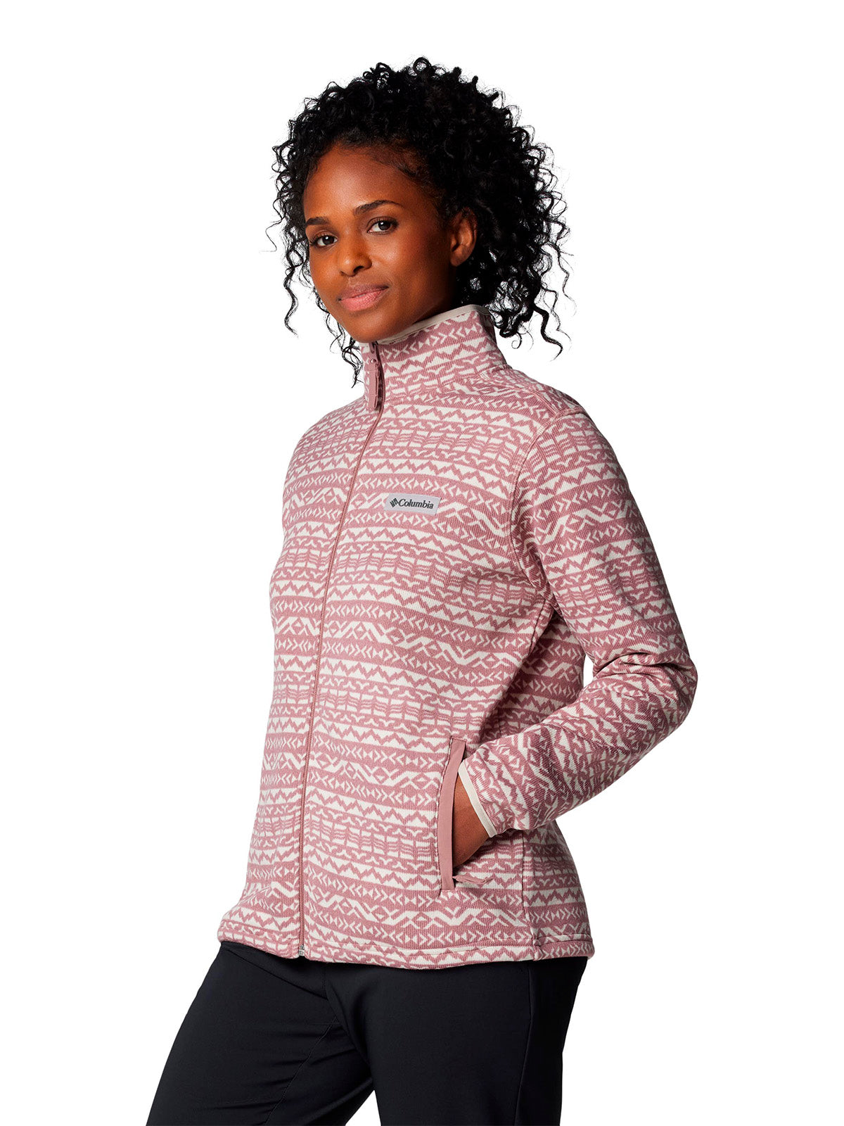 Polar Mujer Sweater Weather Full Zip Morado Columbia